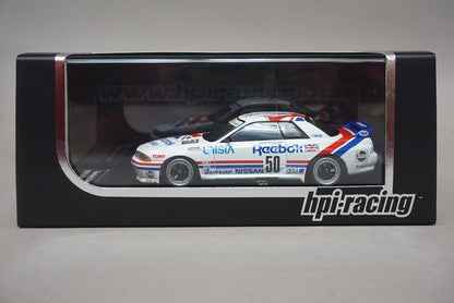 1:43 HPI 8607 Nissan Reebok Skyline GT-R JTC Suzuka 1991 #50