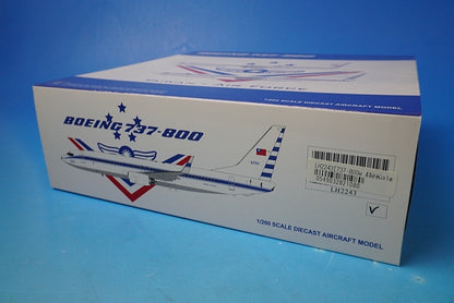 1:200 B737-800 Republic of China Air Force Taiwan Air Force #3701 LH2243 JC Wings airplane model