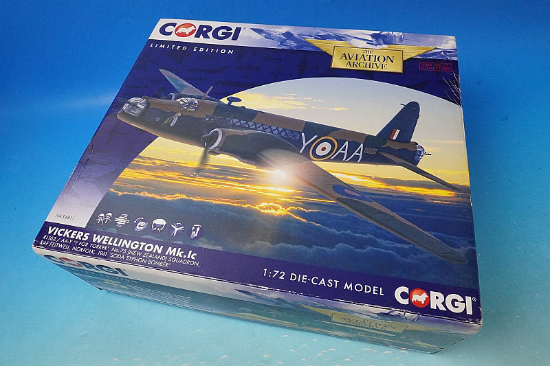 1:72 Vickers Wellington Mk.IC Royal Air Force R1162 AA-Y 'Y FOR YORKER' No.75 AA34811 Corgi