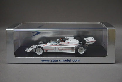 1:43 Spark S1775 Team Lotus 74 Rouen F2 1973 #1 E. Fitzipaldi model car