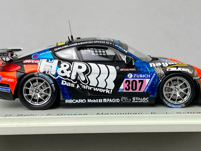 1:43 Spark SG331 Porsche Cayman 981 GT4 CS Teichmann Racing Nurburgring 24H 2017 #307