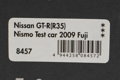 1:43 HPI 8457 Nissan GT-R R35 NISMO Test Car Fuji 2009 model car