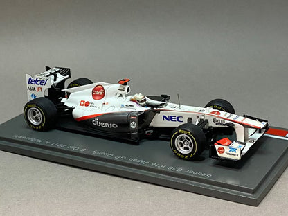 1:43 SPARK SS02 Suzuka Legend Custom Sauber C30 Japanese GP 2011 #16 Kamui Kobayashi