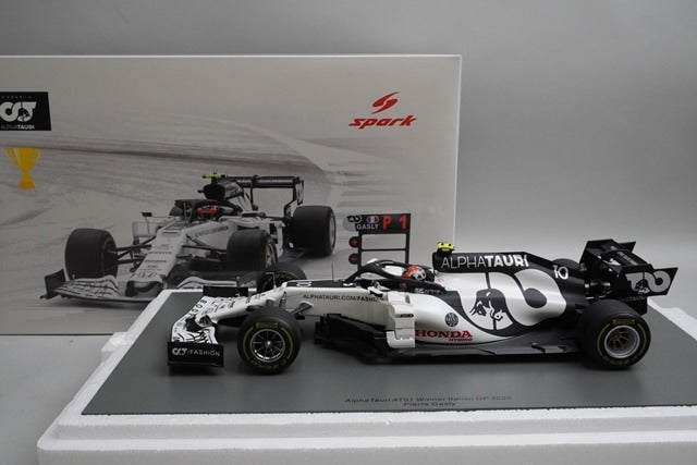 1:18 SPARK 18S487 AlphaTauri AT01 #10 Scuderia AlphaTauri F1 Team Winner Italian GP 2020 Pierre Gasly