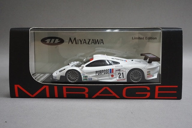 1:43 HPI 8534 Mirage MIYAZAWA model special order McLaren F1 GTR Fuji 1000km 1999 #21 model car