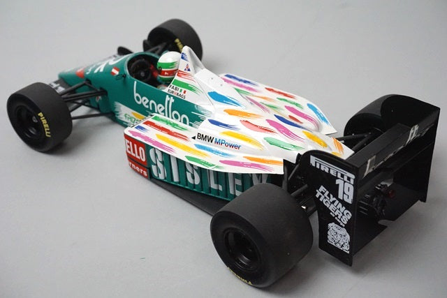 1:18 MINICHAMPS 181860019 Benetton BMW B186 1986 T.Fabi #19