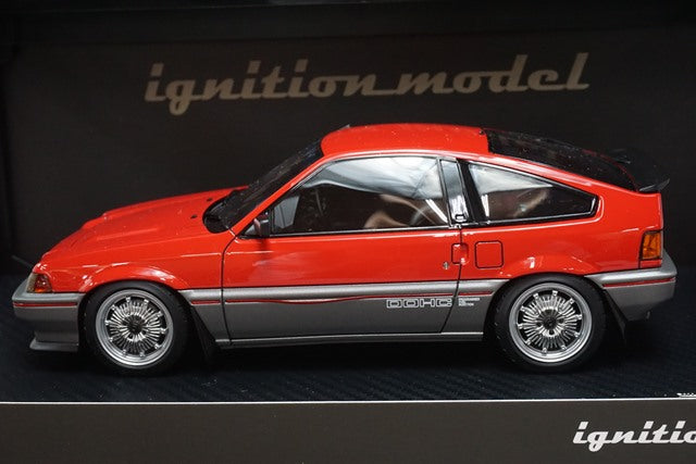 1:18 ignition model IG1627 Honda BALLADE SPORTS CR-X Si (E-AS) Red / Silver