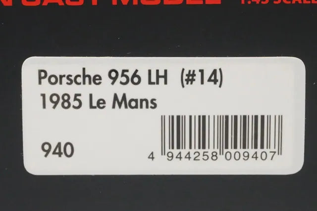 1:43 HPI 940 Porsche 956 LH Le Mans 1985 #14
