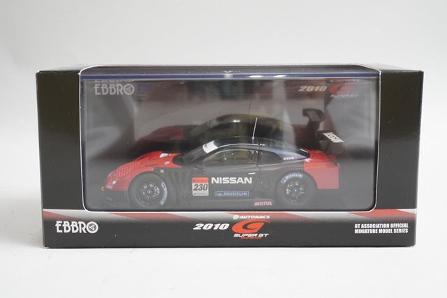 1:43 EBBRO 44316 Nissan GT-R Super GT 2010 SUZUKA Test #230 model car