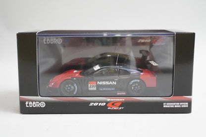 1:43 EBBRO 44316 Nissan GT-R Super GT 2010 SUZUKA Test #230 model car