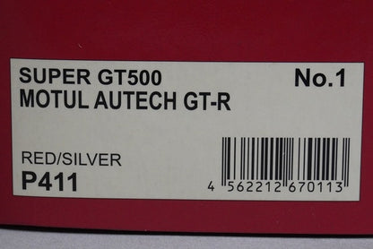 1:43 EBBRO P411 Motul Autech GT-R SGT Super GT500 Rd.7 Fuji 2009 #1 Red / Silver