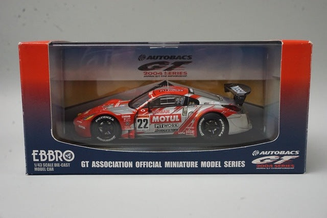 1:43 EBBRO 43572 Nissan MOTUL Pit Work Z JGTC 2004 #22