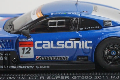 1:43 EBBRO 44542 Nissan CALSONIC IMPUL GT-R Super GT500 Fuji 2011 #12