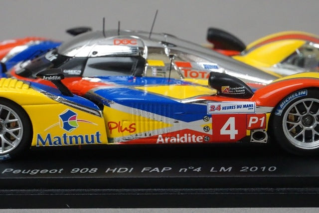 1:43 SPARK S1294 Peugeot 908 HDI FAP Le Mans 2010 #4 model car