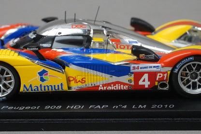 1:43 SPARK S1294 Peugeot 908 HDI FAP Le Mans 2010 #4 model car