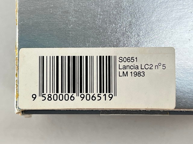 1:43 SPARK S0651 Lancia LC2 LM Le Mans 1983 MARTINI #5