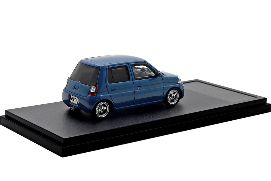 [ Back-order ] Hi-Story HS431BL 1:43 DAIHATSU ESSE ECO Low Down Custom (2006) Sea Blue Resin