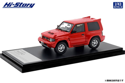 [ Back-order ] Hi-Story HS458RE 1:43 MITSUBISHI PAJERO EVOLUTION 1997 Passion Red Resin model car