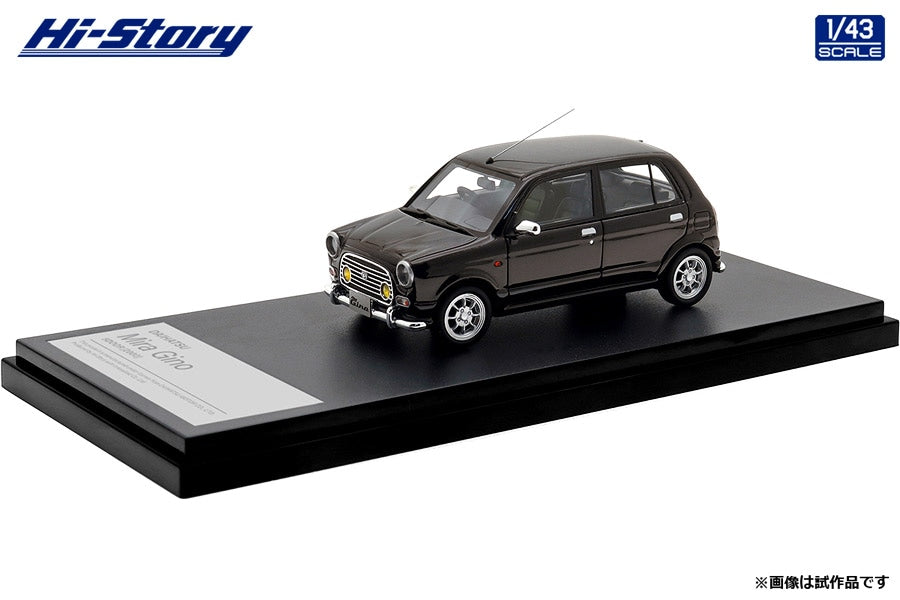 [ Back-order ] Hi-Story HS460BR 1:43 DAIHATSU Mira Gino 5DOOR 2000

Deep Brown Mica Resin model car