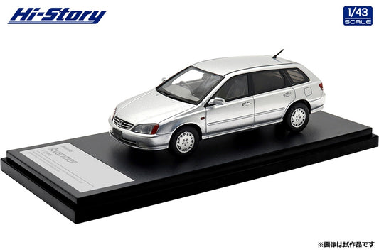 [ Back-order ] Hi-Story HS484SL 1:43 Honda Avancier V 1999 Satin SilVer Metallic Resin model car