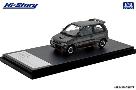 [ Back-order ] Hi-Story HS495GY 1:43 MITSUBISHI MINICA DANGAN ZZ 1990 Chateau Silver Resin model car