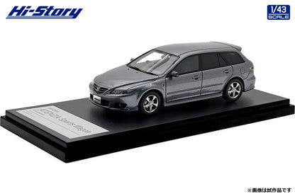 [ Back-order ] Hi-Story HS490GY 1:43 MAZDA ATENZA Sports Wagon 23S 2004 Titanium Gray Metallic II Resin model car