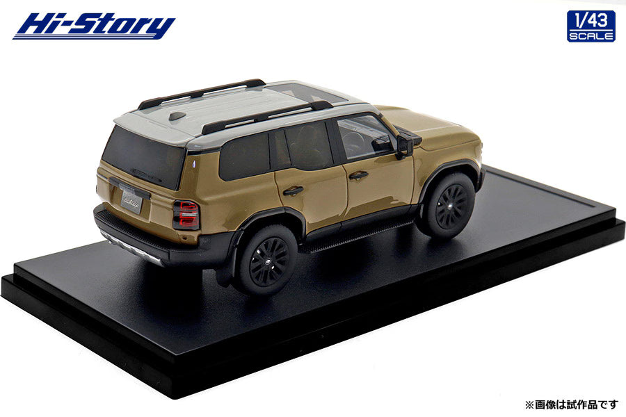 [ Back-order ] Hi-Story HS500BG 1:43 Toyota LANDCRUISER 250 ZX 2024 Sand x Light Gray resin model car