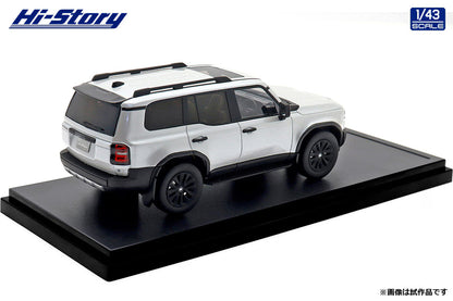 [ Back-order ] Hi-Story HS500WH 1:43 Toyota LANDCRUISER 250 ZX 2024 Platinum White Pearl Mica resin model car