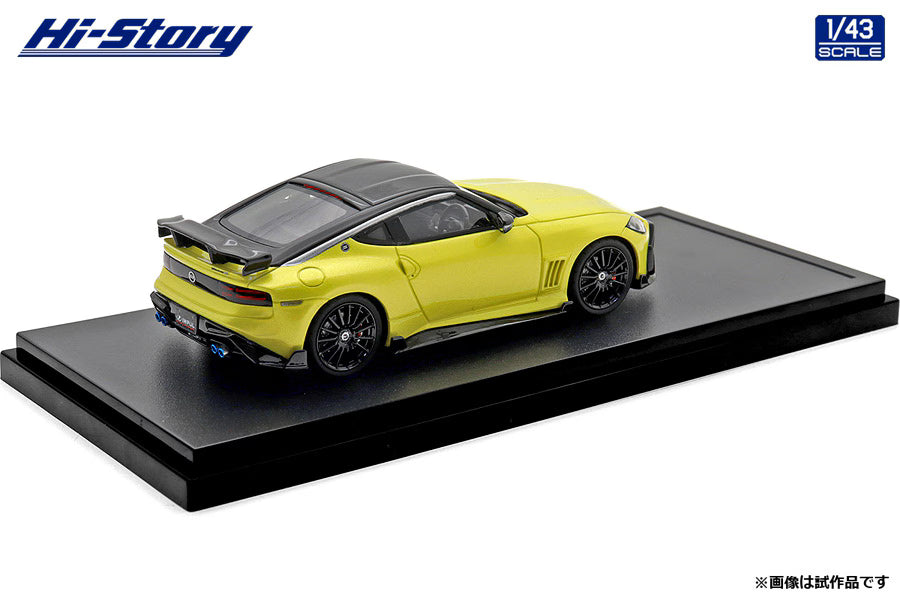 [ Back-order ] Hi-Story HS509YE 1:43 IMPUL Z 2024 Ikazuchi Yellow Super Black Two-Tone resin model car