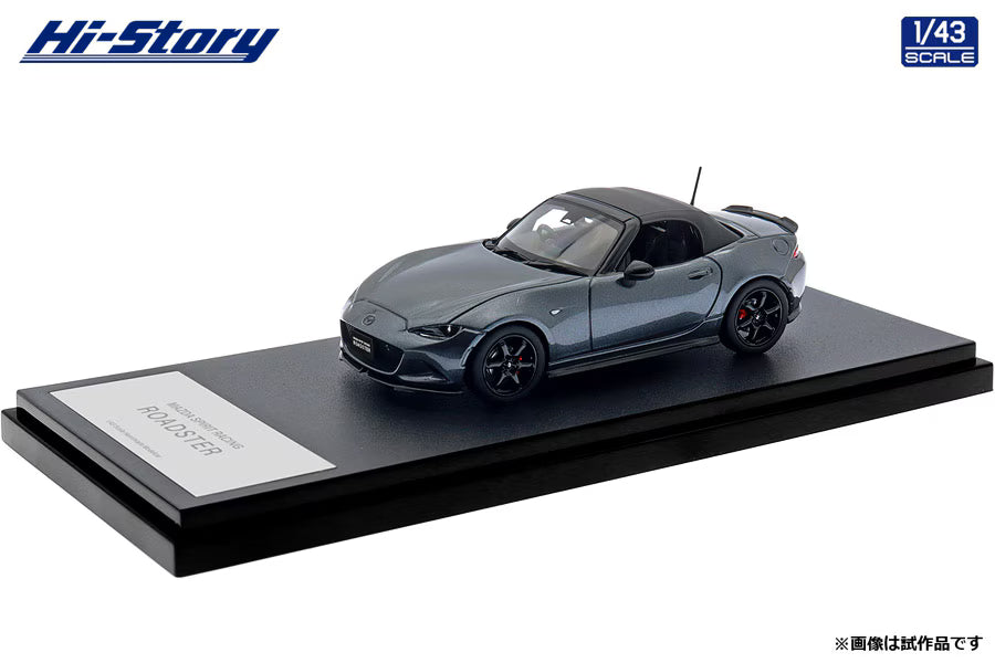 [ Back-order ] Hi-Story HS562PG 1:43 MAZDA SPIRIT RACING ROADSTER 2025 Polymetal Gray Metallic Diecast model car