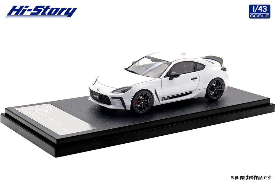 [ Back-order ] Hi-Story HS565WH 1:43 Toyota GR86 Special Edition RZ "40th Anniversary Limited" 2023 Crystal White Pearl Diecast model car