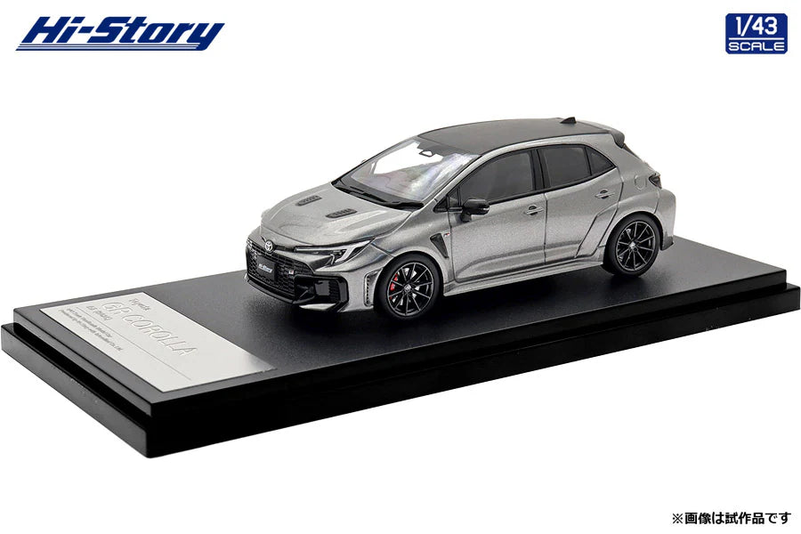 [ Back-order ] Hi-Story HS573GY 1:43 Toyota GR COROLLA RZ 2025 Precious Metal Diecast model car