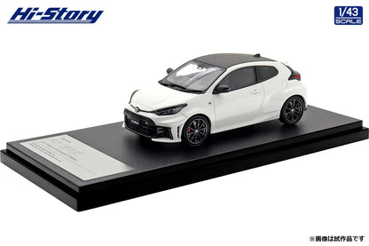[ Back-order ] Hi-Story HS574WH 1:43 Toyota GR YARIS RZ High performance 2025 Super White II Diecast model car