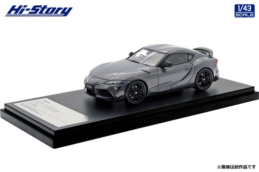 [ Back-order ] Hi-Story HS575GY 1:43 Toyota GR SUPRA RZ 2025 Volcanic Ash Gray Metallic Diecast model car