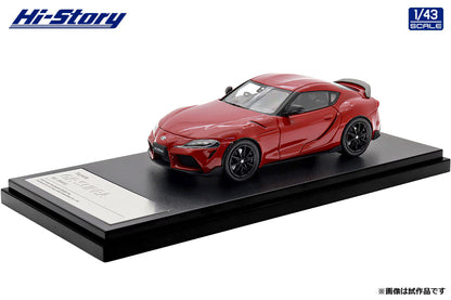 [ Back-order ] Hi-Story HS575RE 1:43 Toyota GR SUPRA RZ 2025 Prominence Red Diecast model car