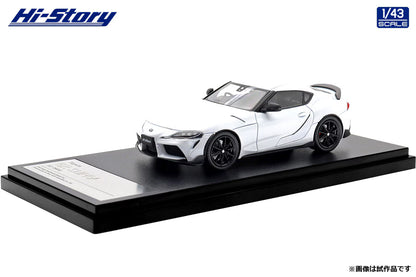 [ Back-order ] Hi-Story HS575WH 1:43 Toyota GR SUPRA RZ 2025 White Metallic Diecast model car