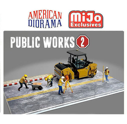 [ Back-order ] Tarmac Works AD-76519MJ 1:64 Figure Set Public Works 2