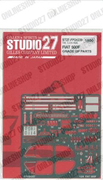 [ Back-order ] STUDIO27 FP24239 1:24 Fiat 500F Upgrade Parts for TAMIYA【Detail Up Parts