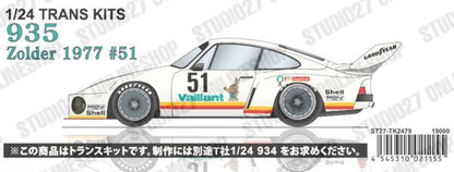 [ Back-order ] STUDIO27 TK2479 1:24 935 "Kremer" #51 Zolder 1977 conversion kit for TAMIYA [Conversion Kit]
