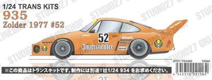 [ Back-order ] STUDIO27 TK2480 1:24 935 "Jagermeister" #52 Zolder 1977 conversion kit for TAMIYA [Conversion Kit]