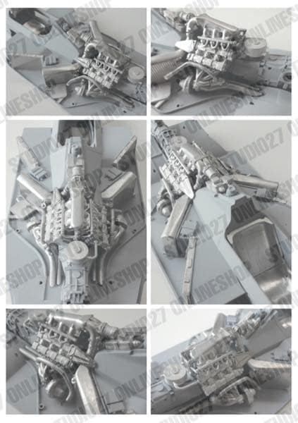 [ Back-order ] STUDIO27 FP20167 1:20 MP4/4 Engine parts set for TAMIYA MP4/4 [Detail Up Parts]