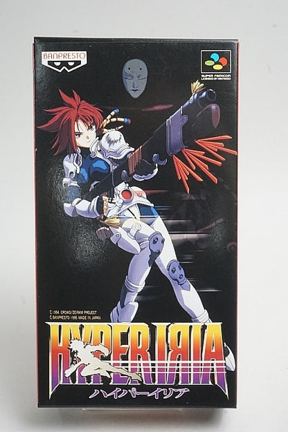 SFC Super Famicom software Hyper Ilia with box and manual, Japan ver. Super Nintendo Entertainment System SNES