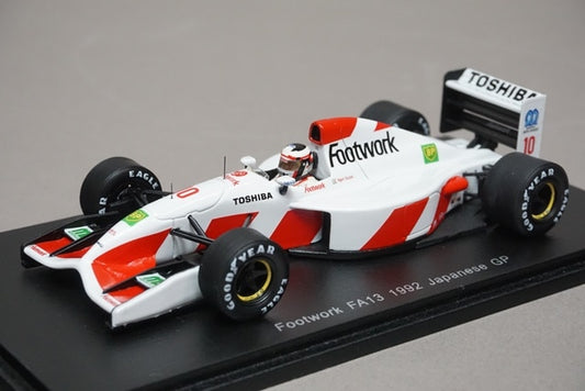 1:43 SPARK FS04 FOOTWORK FA13 Japanese GP 1992 #10 Aguri Suzuki Racing ON Special Order