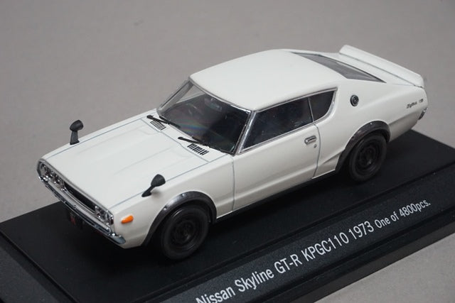 1:43 EBBRO 43559 Nissan Skyline GT-R KPGC110 1973 White