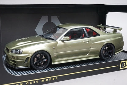 1:18 HPI 8907 Nissan NISMO R34 GT-R Z Tune Millennium Jade model car