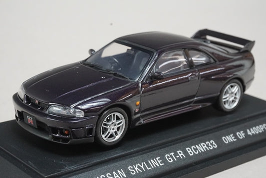 1:43 EBBRO 43154 Nissan Skyline GT-R BCNR33 Midnight Purple model car