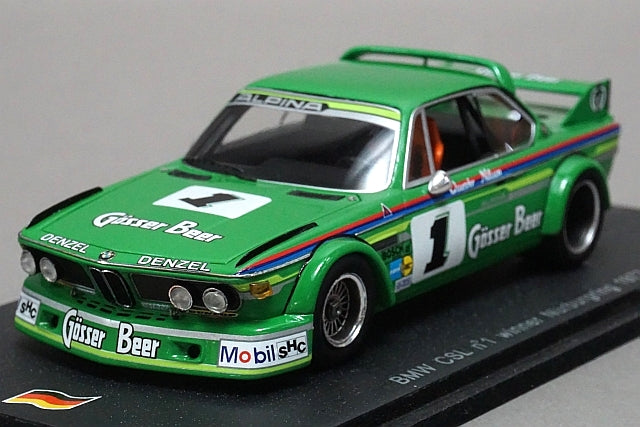 1:43 SPARK SG003 BMW CSL Nurburgring Winner 1977 #1 model car