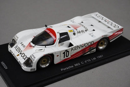 1:43 SPARK KBS024 Porsche 962 Le Mans 1987 #10 model car