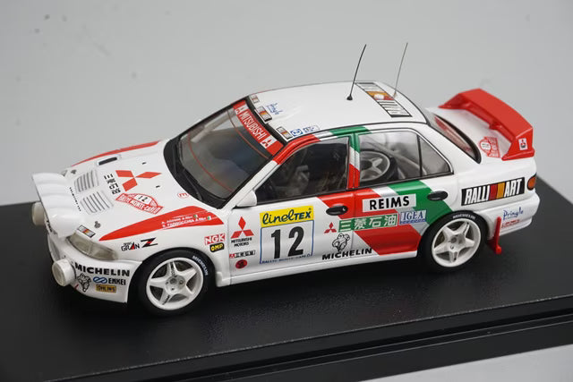 1:43 HPI 8546 Mitsubishi Lancer Evolution II Monte Carlo 1995 #12