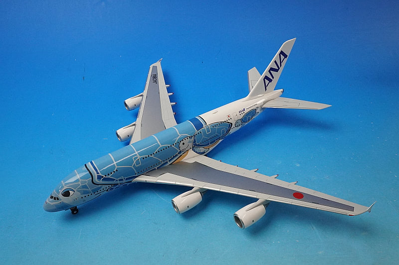 1:200 A380-800 ANA FLYING HONU LaniBlue JA381A NH20142 ANA airplane model
